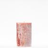 4x6 Orange Frosted Pillar Candle