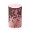 4x6 Red Frosted Pillar Candle
