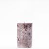 4x6 Purple Frosted Pillar Candle