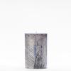 4x6 Blue Frosted Pillar Candle