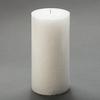 4x8 White Frosted Pillar Candle
