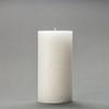 4x8 White Frosted Pillar Candle