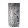 4x8 Blue Frosted Pillar Candle