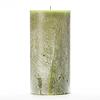 4x8 Green Frosted Pillar Candle