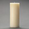 4x10 Ivory Frosted Pillar Candle