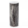 4x10 Black Frosted Pillar Candle
