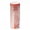 4x10 Orange Frosted Pillar Candle