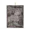 3x3x4 Black Frosted Square Pillar Candle
