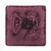 3x3x4 Purple Frosted Square Pillar Candle