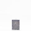 3x3x4 Blue Frosted Square Pillar Candle