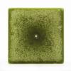 3x3x4 Green Frosted Square Pillar Candle