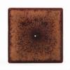 3x3x4 Brown Frosted Square Pillar Candle