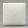 3x3x6 White Frosted Square Pillar Candle