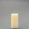 3x3x6 Ivory Frosted Square Pillar Candle