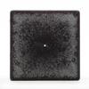 3x3x6 Black Frosted Square Pillar Candle