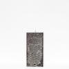 3x3x6 Black Frosted Square Pillar Candle