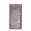 3x3x6 Purple Frosted Square Pillar Candle