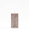 3x3x6 Brown Frosted Square Pillar Candle