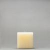 4x4x4 Ivory Frosted Square Pillar Candle