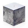4x4x4 Blue Frosted Square Pillar Candle