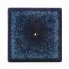 4x4x4 Blue Frosted Square Pillar Candle