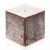 4x4x4 Brown Frosted Square Pillar Candle