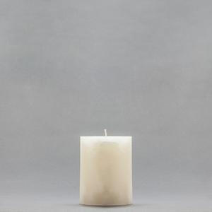 3x4 Ivory Chunky Pillar Candle