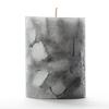 3x4 Black Chunky Pillar Candle