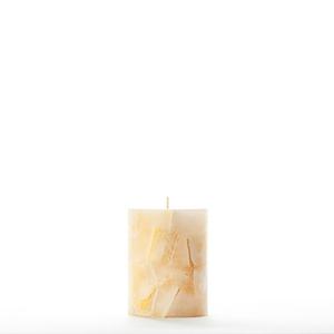 3x4 Yellow Chunky Pillar Candle