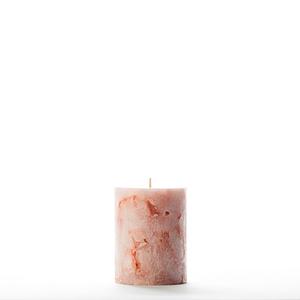 3x4 Orange Chunky Pillar Candle