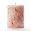 3x4 Orange Chunky Pillar Candle