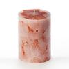 3x4 Orange Chunky Pillar Candle