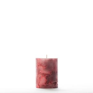 3x4 Red Chunky Pillar Candle
