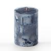 3x4 Blue Chunky Pillar Candle