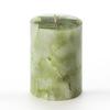3x4 Green Chunky Pillar Candle