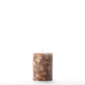 3x4 Brown Chunky Pillar Candle