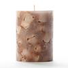3x4 Brown Chunky Pillar Candle