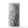 3x6 Black Chunky Pillar Candle