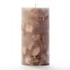 3x6 Brown Chunky Pillar Candle
