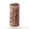 3x6 Brown Chunky Pillar Candle
