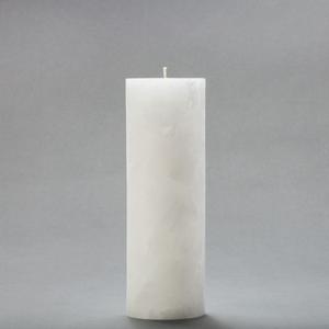 3x9 White Chunky Pillar Candle