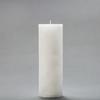 3x9 White Chunky Pillar Candle