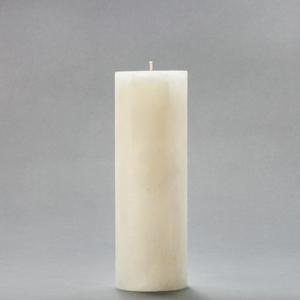 3x9 Ivory Chunky Pillar Candle