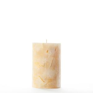 4x6 Yellow Chunky Pillar Candle