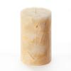 4x6 Yellow Chunky Pillar Candle