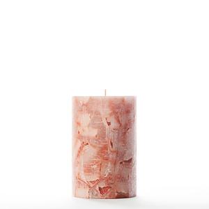 4x6 Orange Chunky Pillar Candle