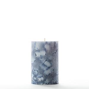4x6 Blue Chunky Pillar Candle