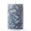 4x6 Blue Chunky Pillar Candle