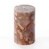 4x6 Brown Chunky Pillar Candle