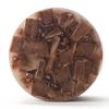 4x6 Brown Chunky Pillar Candle